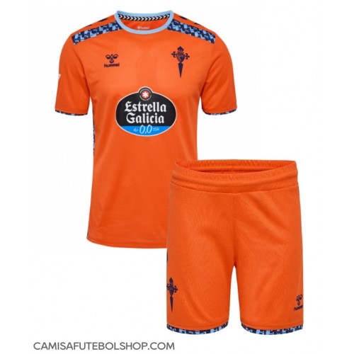 Camisa de time de futebol Celta Vigo Replicas 3º Equipamento Infantil 2024-25 Manga Curta (+ Calças curtas)